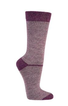 2 Paar TippTexx 24 Ringel Trend-Socken mit Merino- & Alpakawolle